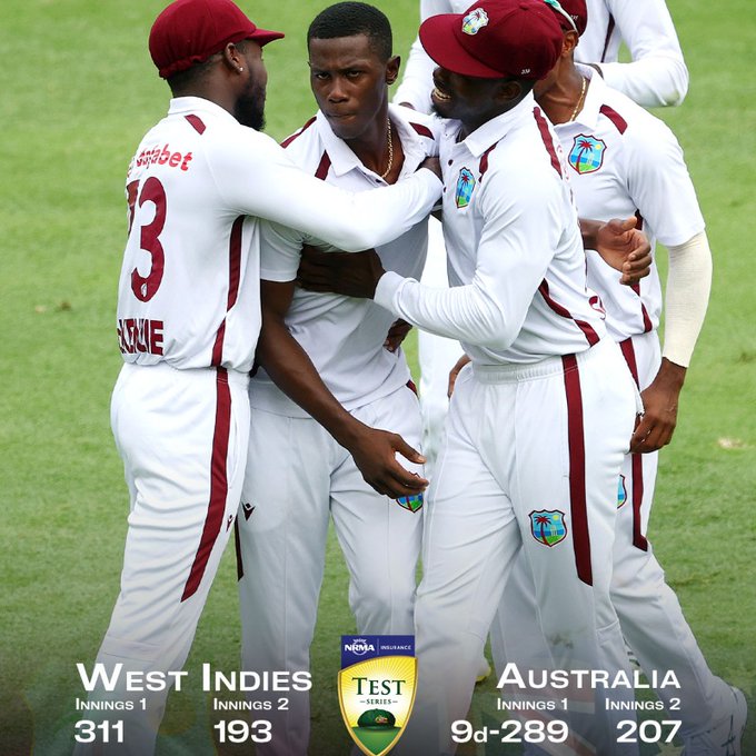 aus vs wi-2nd test match