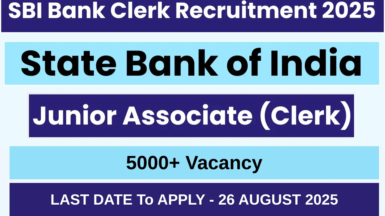 SBI Clerk Recruitment 2025