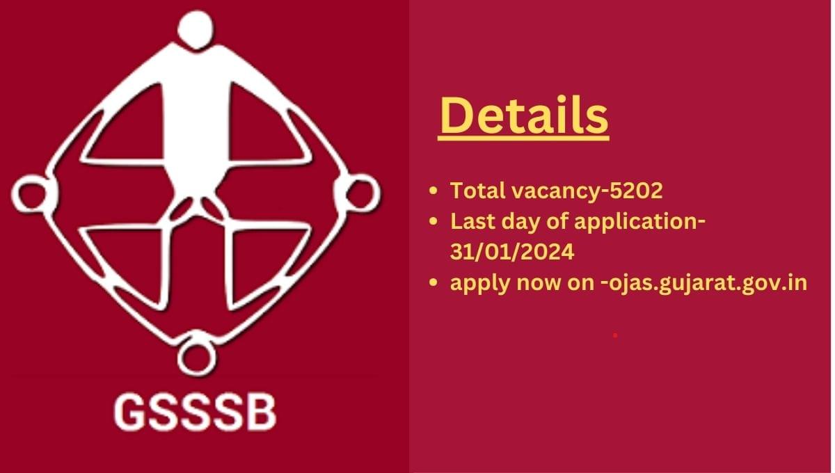 gsssb vacancy 2024